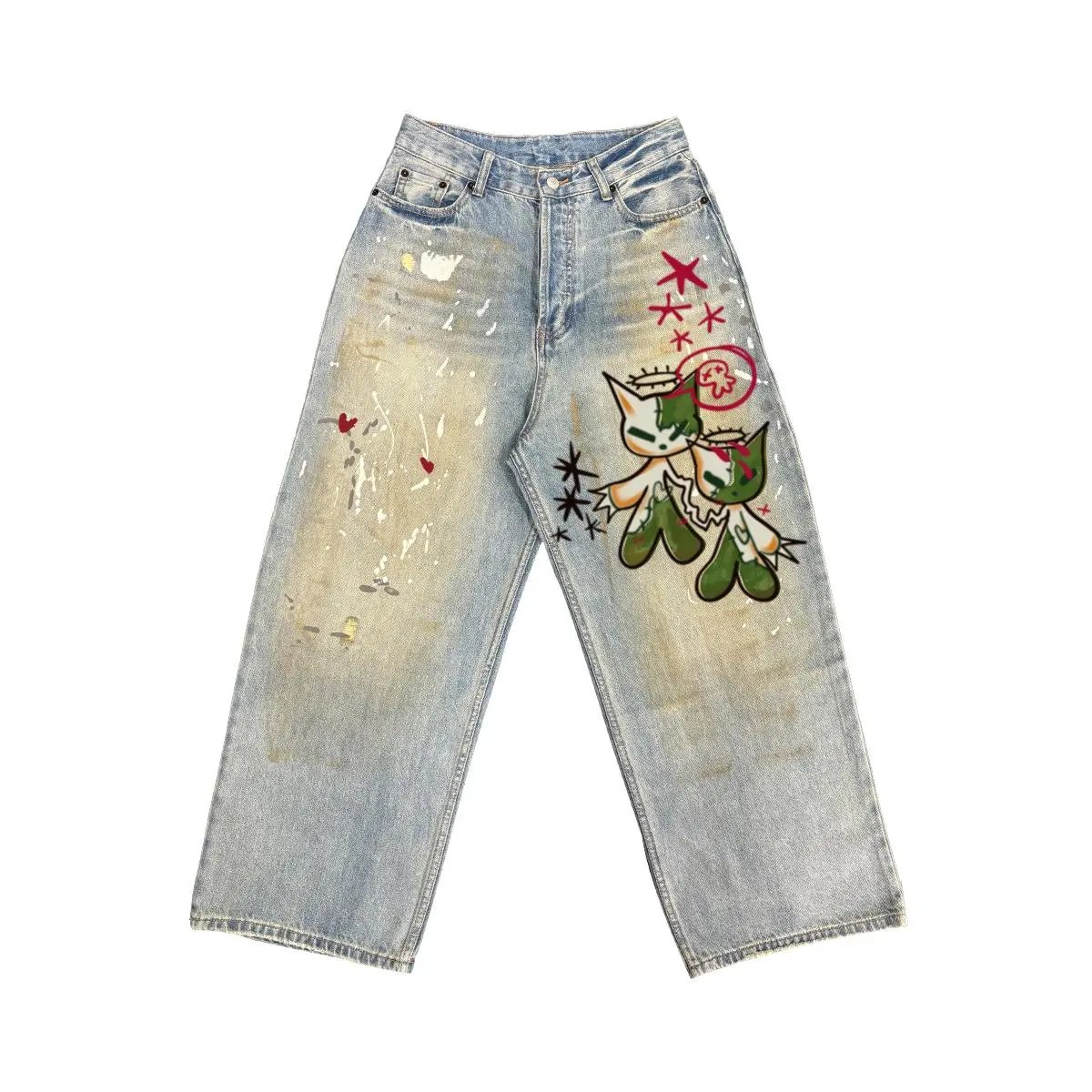 Baggy Airbrushed Denim (30+ Styles)