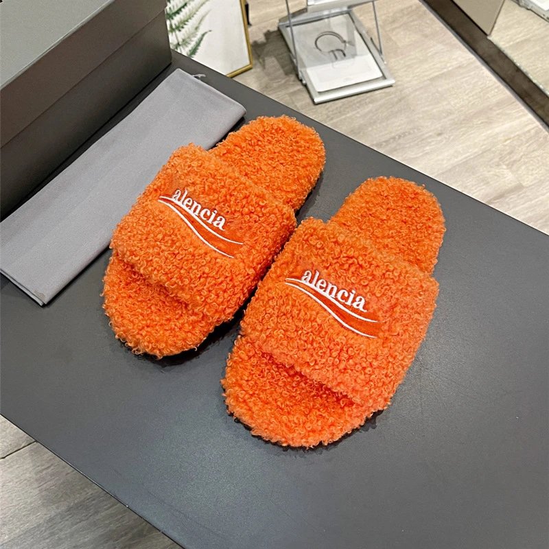 Balenciaga Furry Slide