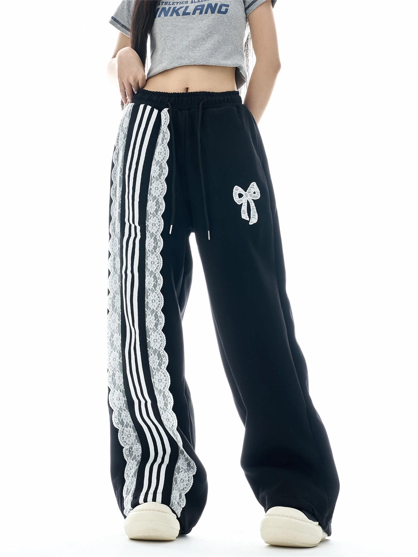 Onlpp Lace Bow Sweatpants (2 Styles)