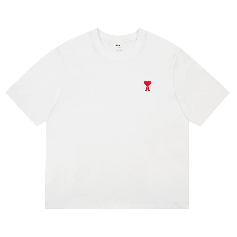 Ami Paris Tees With Small Logo