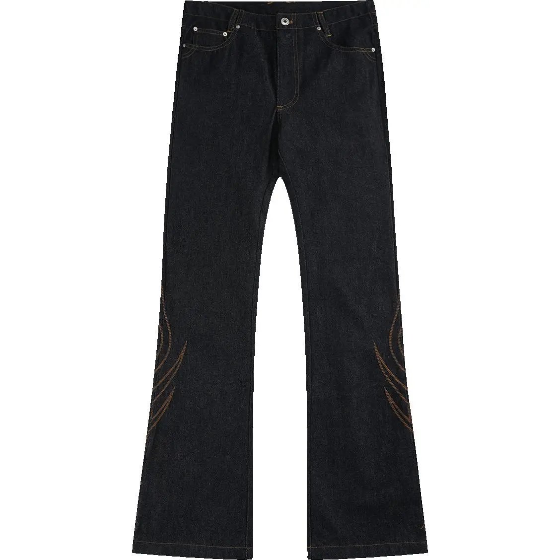 No E Mosen Cheetah Appliqué Denim