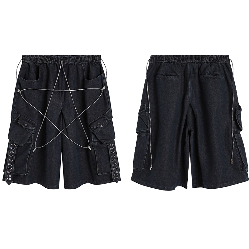 Dnd4des Mega Distressed Denim Shorts