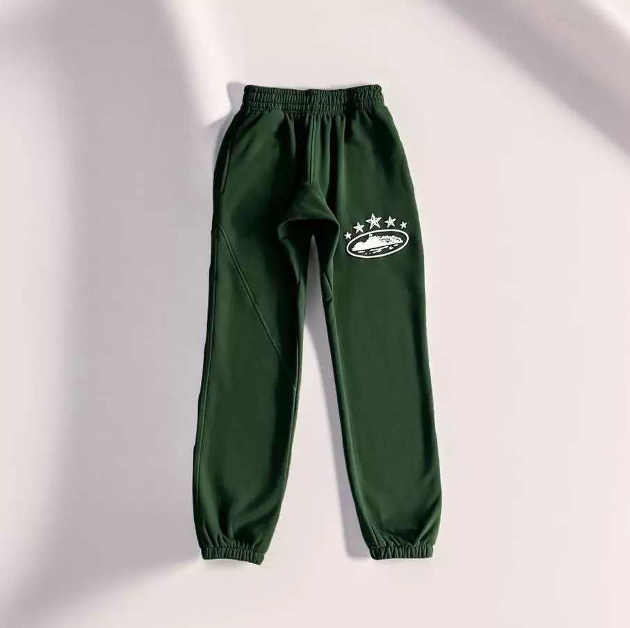 Corteiz Track Suit 5th Anniversary Alcatraz 4 Stars White Pant