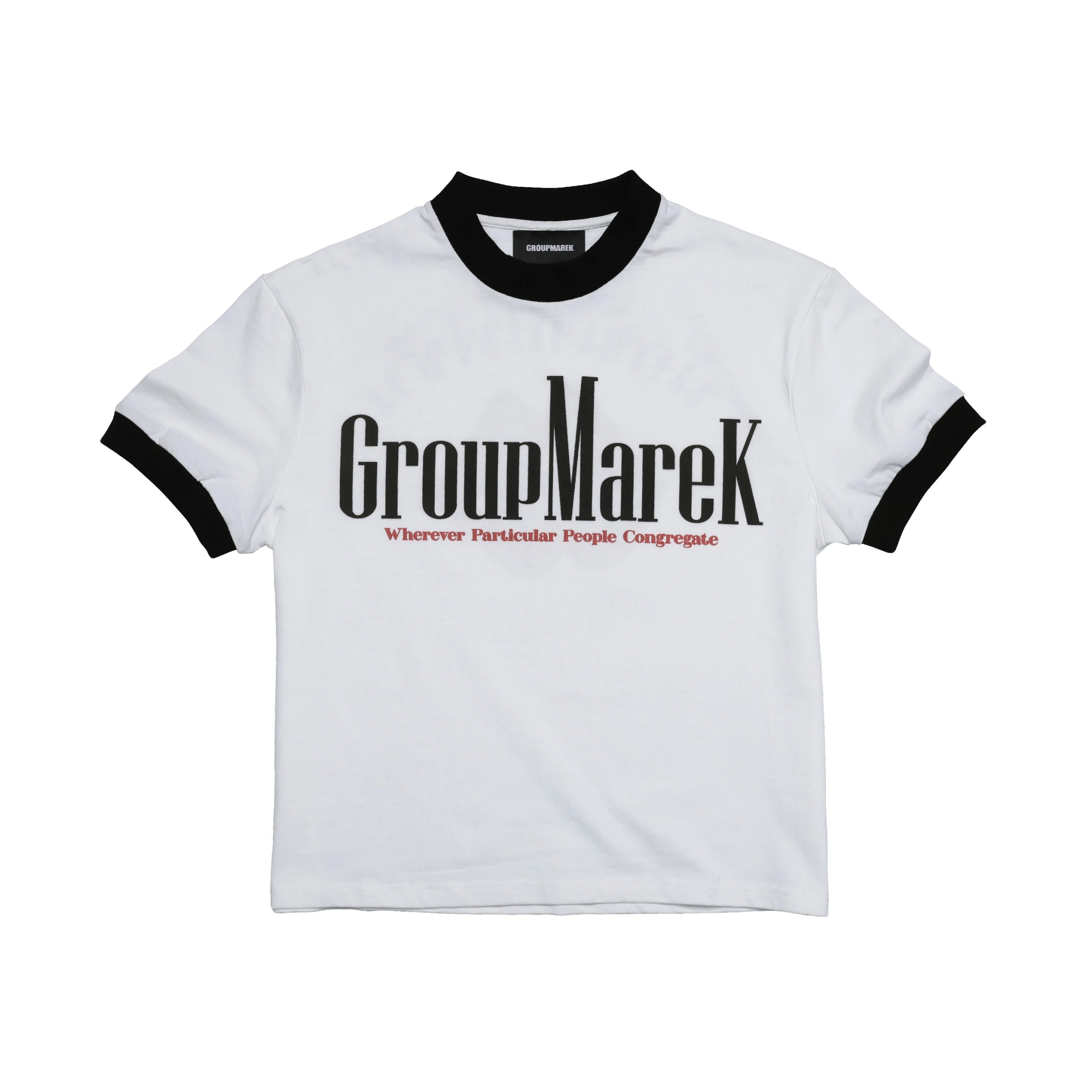 Groupmarek Marekboro White Patchwork Tee