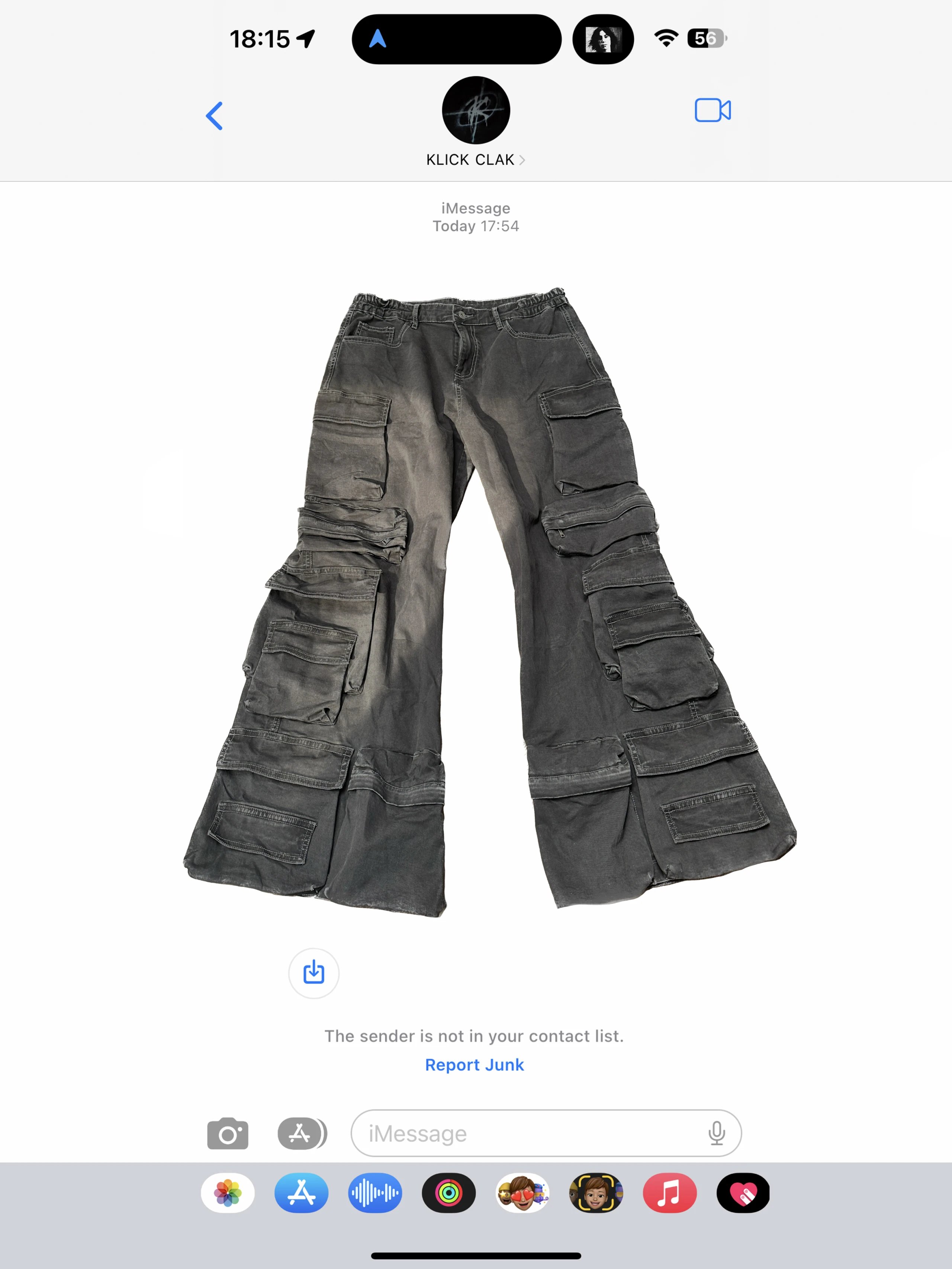 Klickclak Cargo Baggy Pants