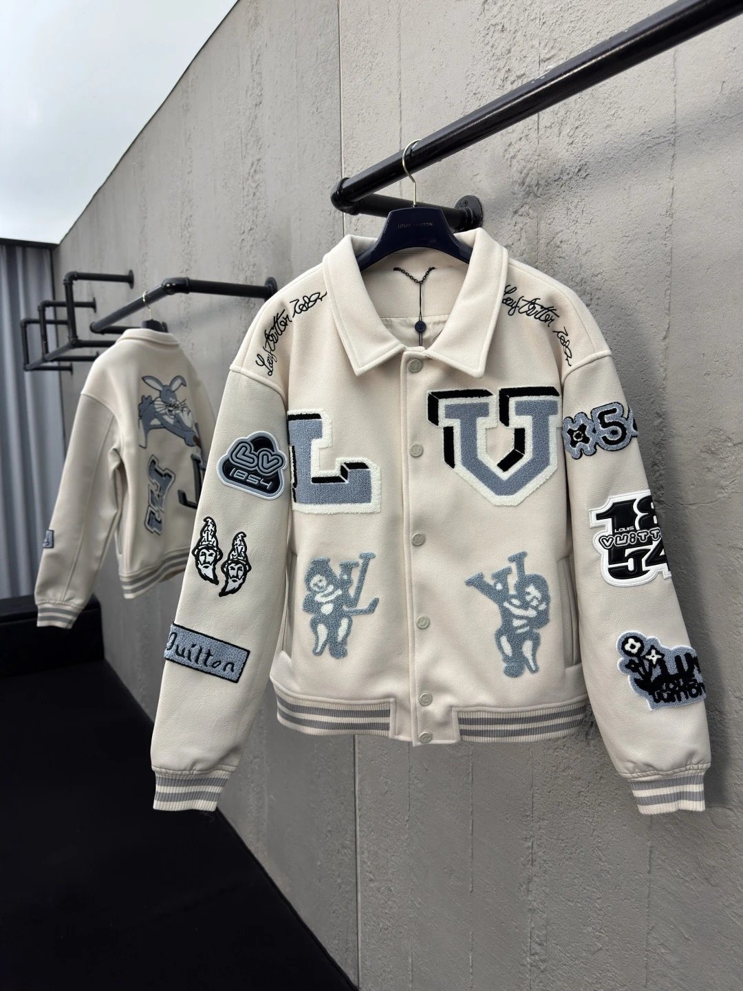 Lv Jersey Jacket Donkey/bunny 22fw