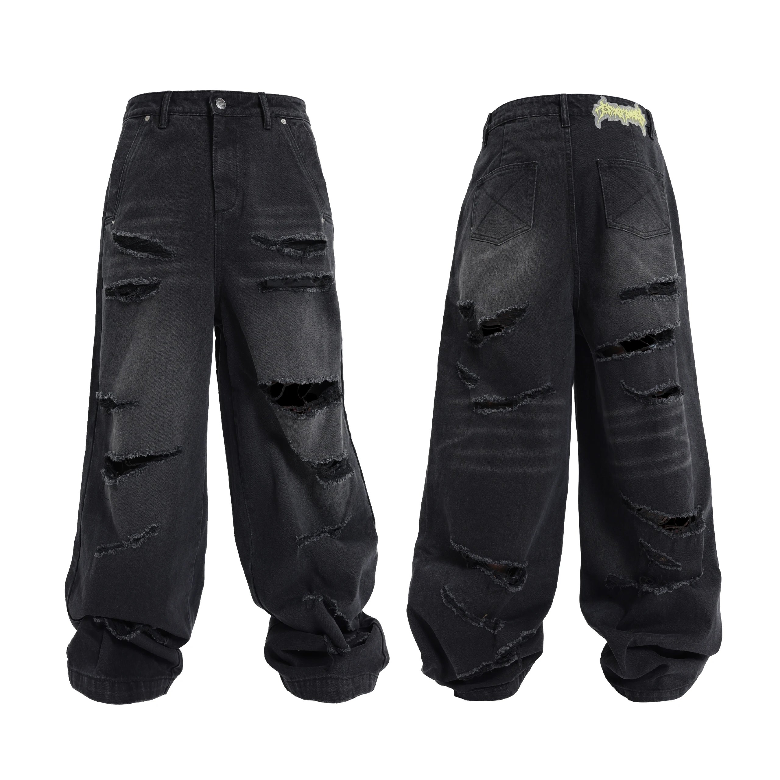 Groupmarek Black Knife Profile Baggy Denim