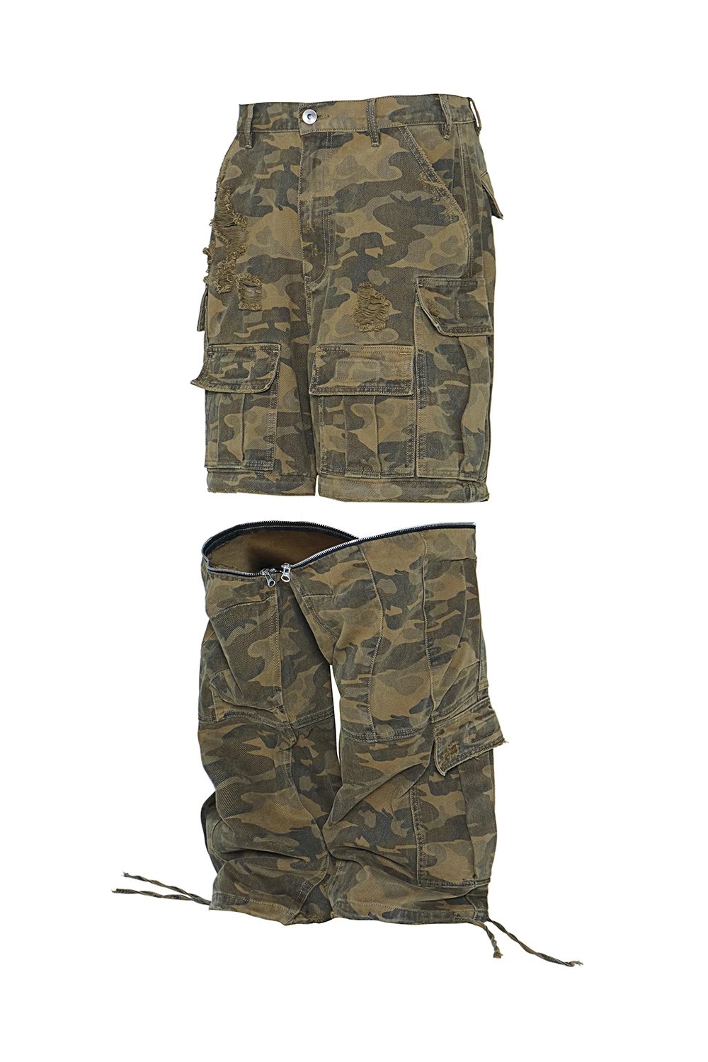 Wanna Lab 2 In 1 Detachable Camo Pants/shorts